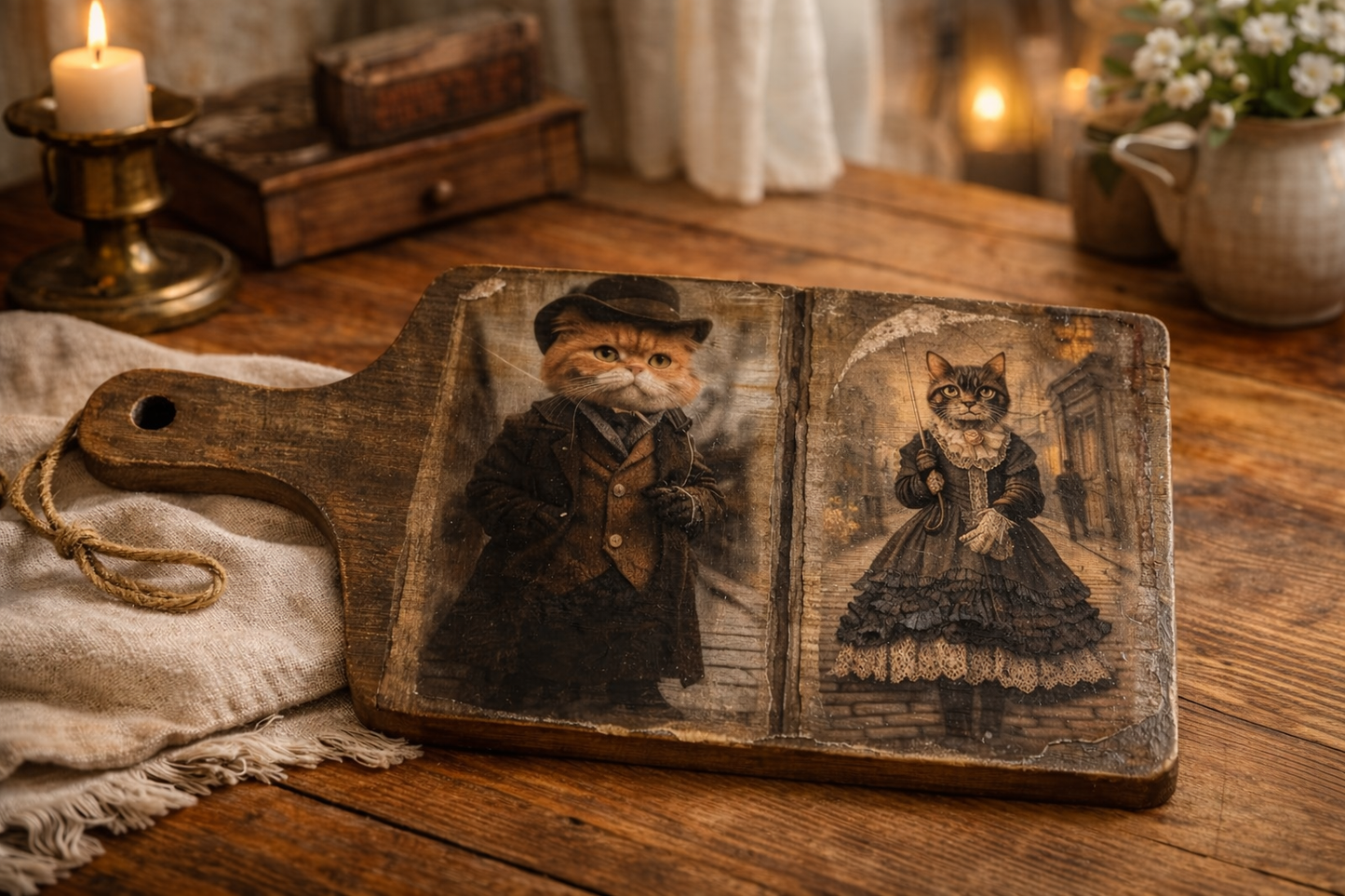 Workshop – Skapa serveringsbrickor med decoupage för hemmet